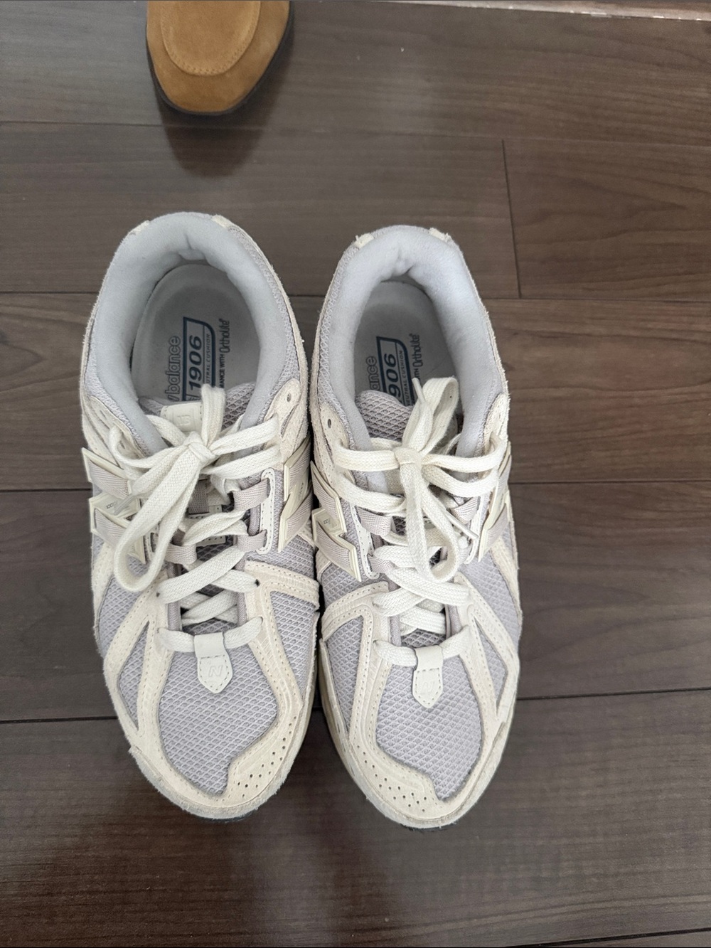 New Balance 990v6 Off-White and Light Gray Sneakers
